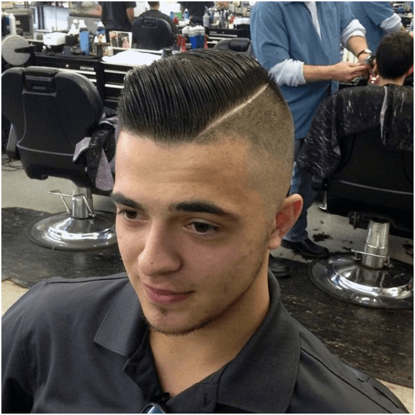 Short Side Pompadour Hairstyles For Thin Hair