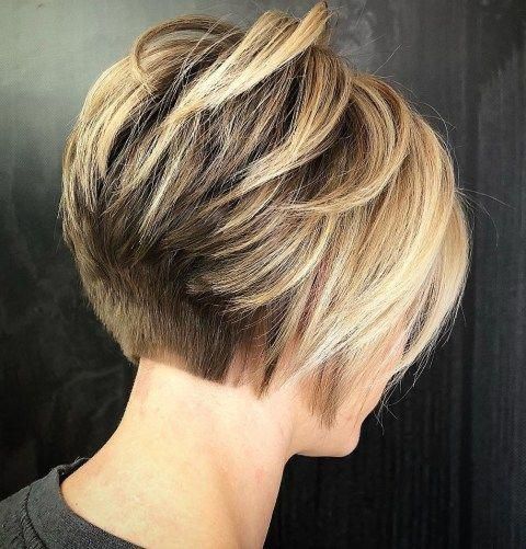 Stacked Pixie haircut