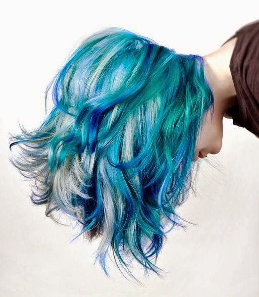 Layers on multi-color hair