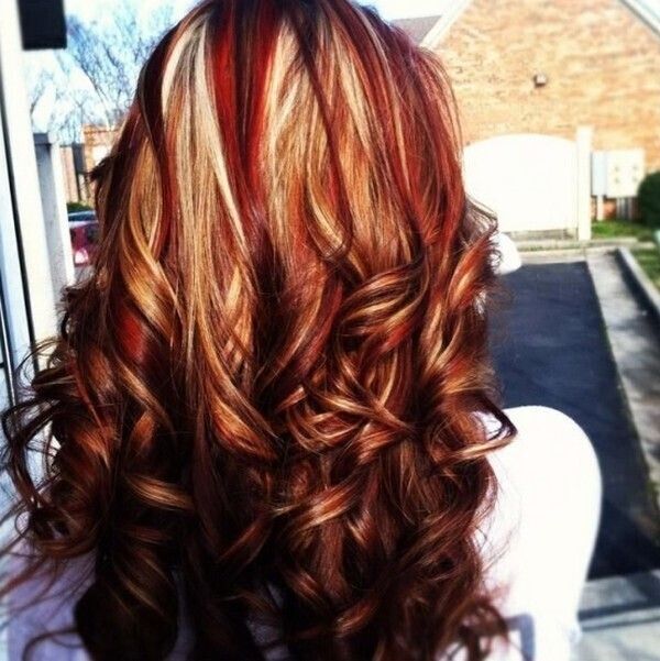 Two Toned Red Hairstyle
