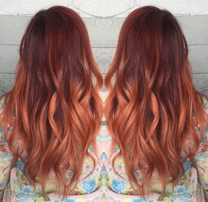 Windswept Red Highlights