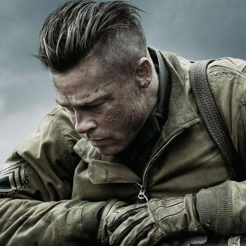 Brad Pitt's Fury Haircut