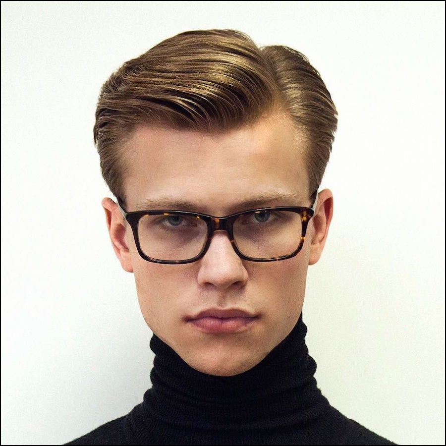 Preppy Long Quiff Style Haircut 