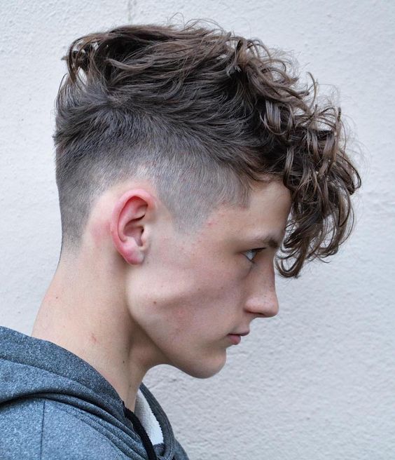 Undercut with Long Fringe