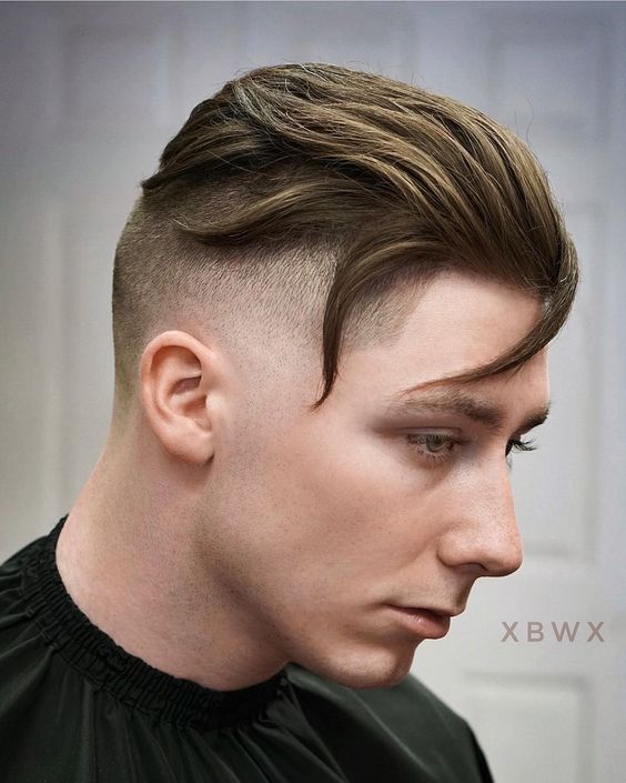 undercut with layers for men