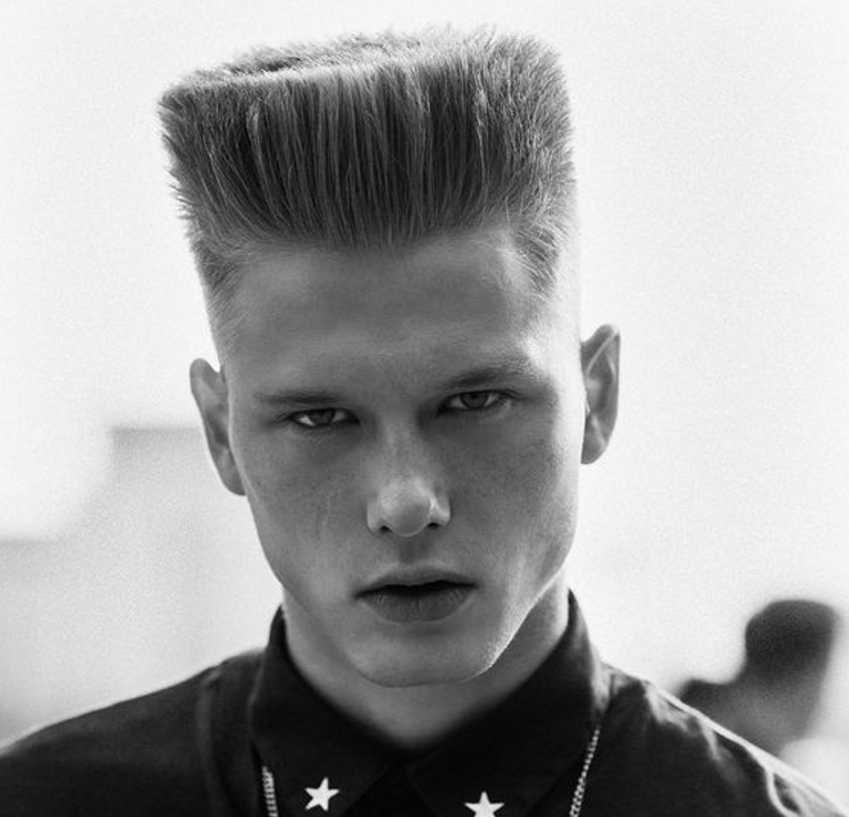 Spiked Flat Top Hairstyle For Men