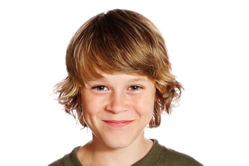 Sweeping Hair for little boy