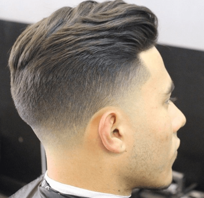 Taper Fade Layered Style for men