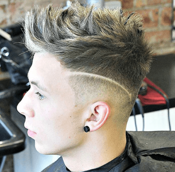 Spiky Taper Fade