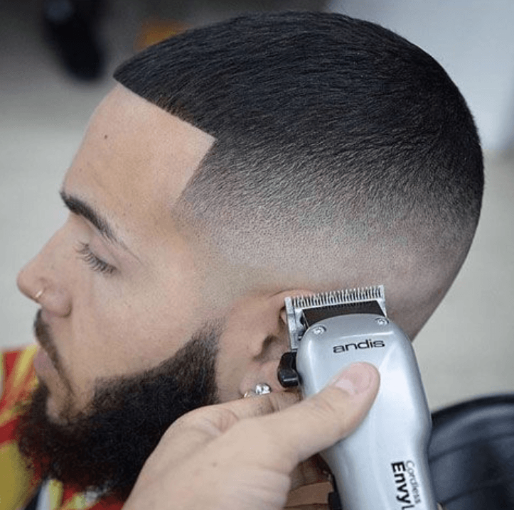 Semi Bald Haircut For Men