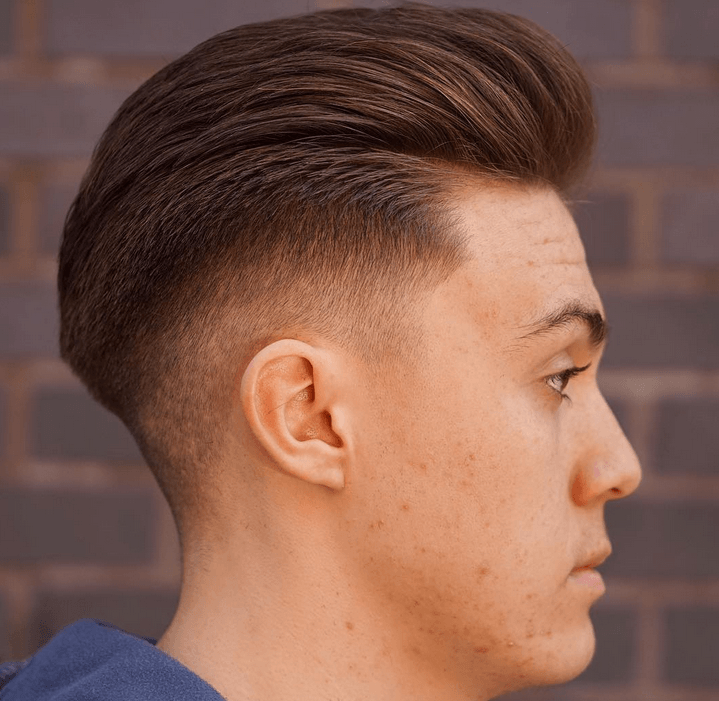 Slicked Back Fade Cut