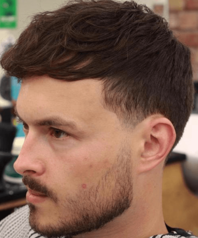 Wavy Forward Hairstyle