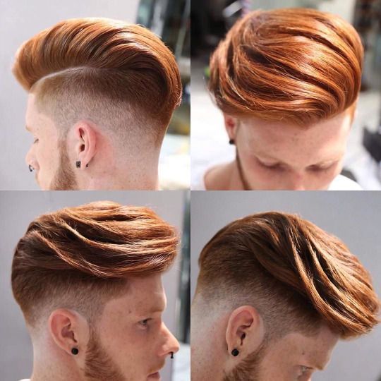 The Copper red undercut plus short beard