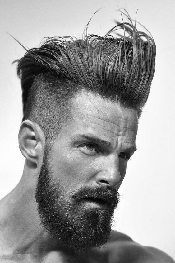 The High Top pompadour disconnected undercut