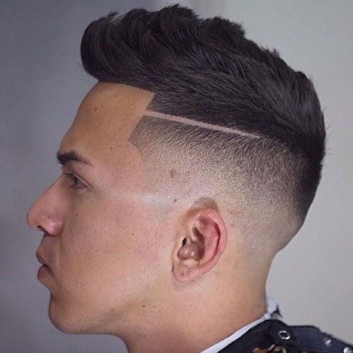 Razor Mid Fade Textured Hair Line