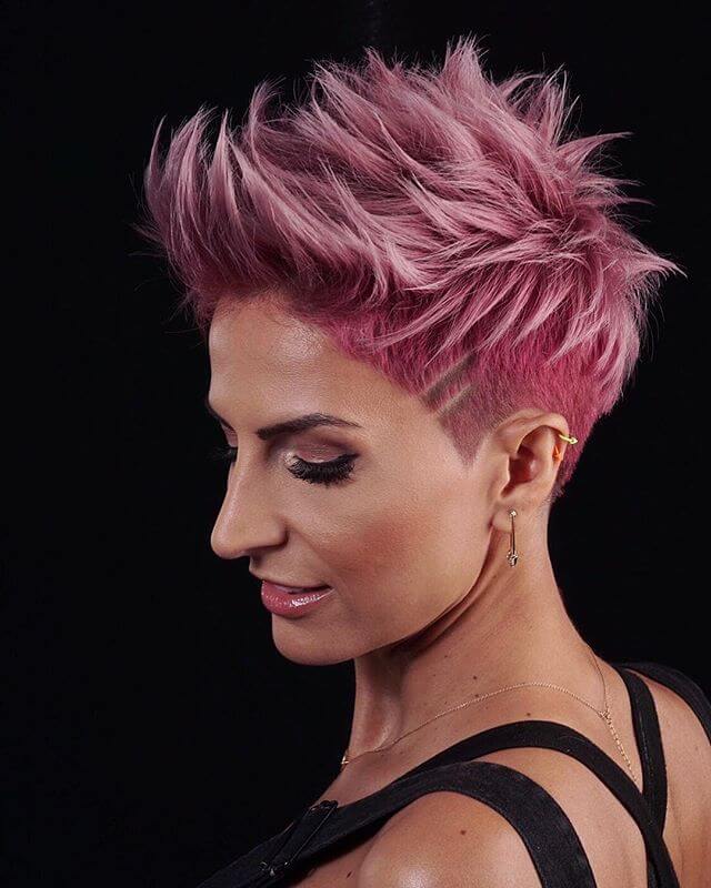 Short Pink Hair