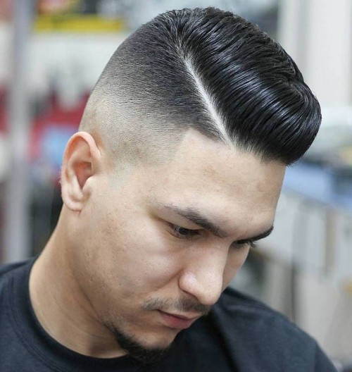 Side Part High Fade Ivy league Haircut