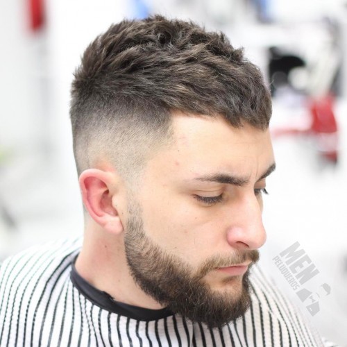 Textured Ivy League Haircut