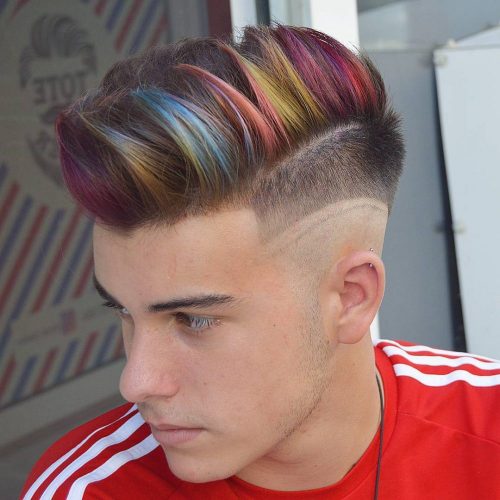 color Hipster Haircut