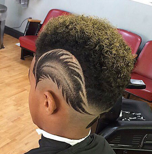 faux hawk fade haircut black man Hipster Haircut