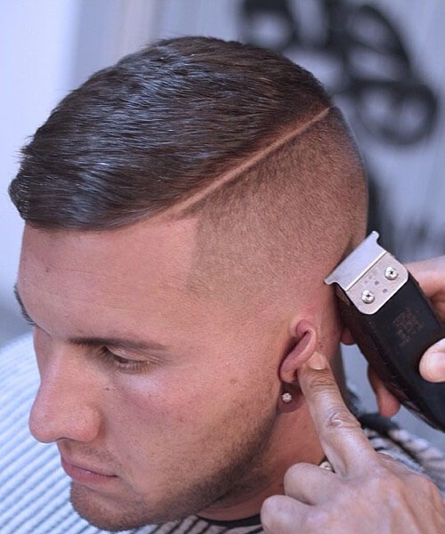high and tight comb over military Hipster Haircut
