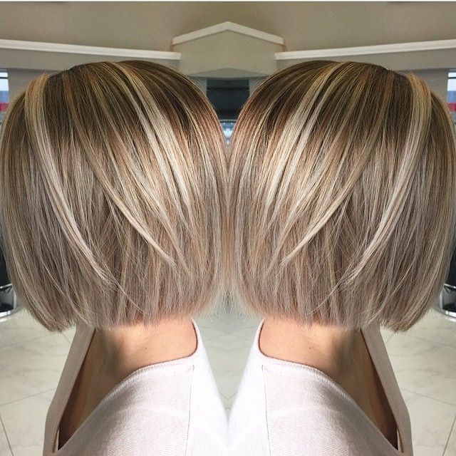 TRADITIONAL BOBBED LAYER WITH HIGHLIGHTS