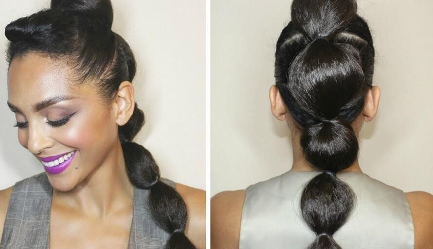 50 Best Bubble Ponytail Hairstyles For Women