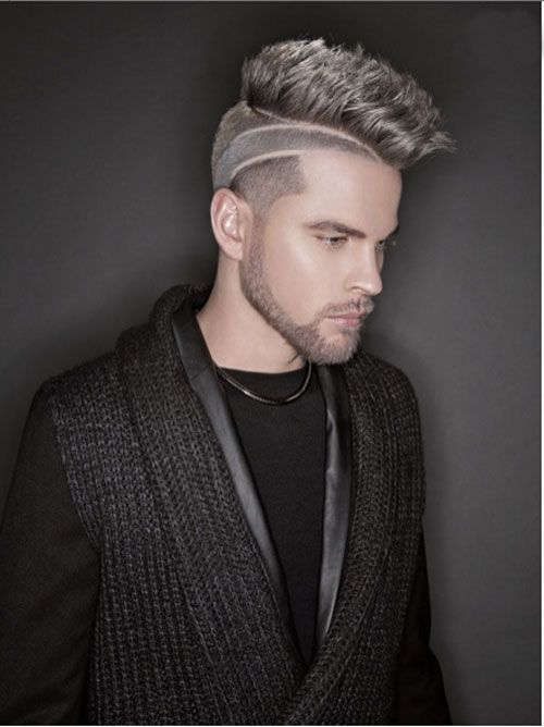 Classic Faux Hawk with two cuts design