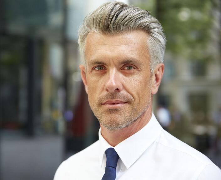 Faux Hawk Haircut for Older Men