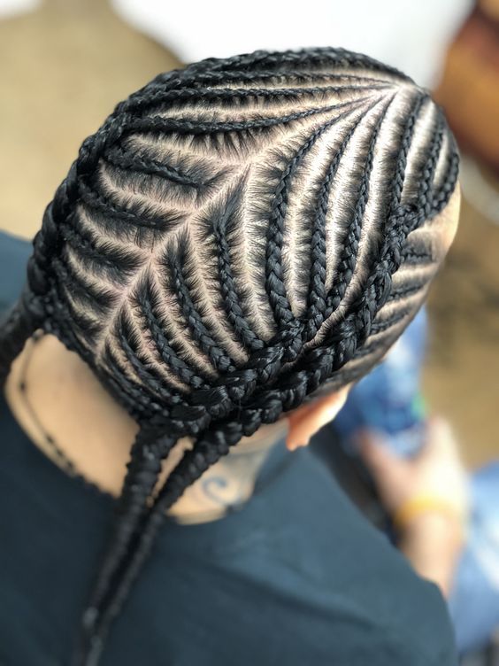 Fishbone Cornrows