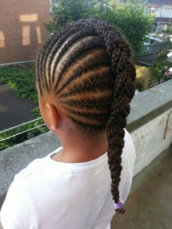 Little Black Girl Hair Braiding Styles