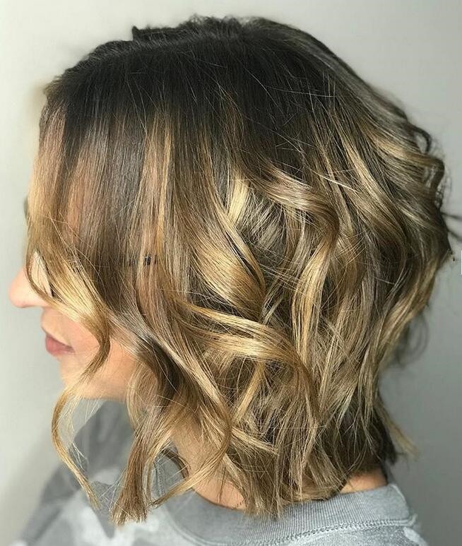 Light and Dark Contrast on Brown Hair