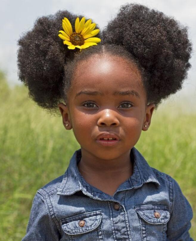 20 Cute  Easy Natural Hairstyles for Your Little Girls  HairstyleCamp