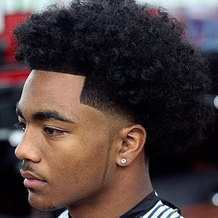 Afro Full Fade Haircut 