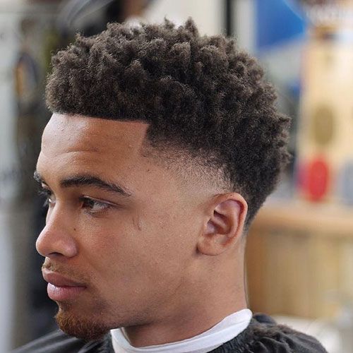 30 Popular Afro Taper Fade Haircut For Men 2020