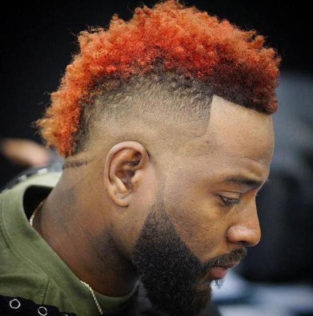Afro Two-Tone Mohawk