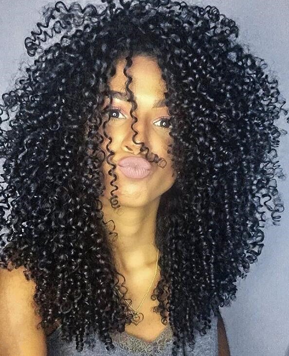 Black natural curls