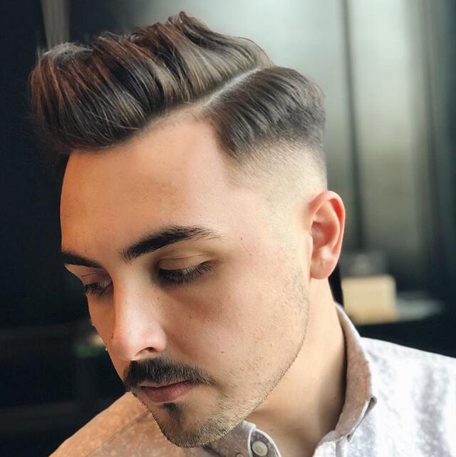 Pompadour Mid Fade