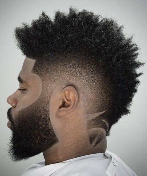 Short Afro Mohawk