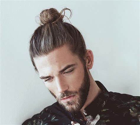 bun haircut for men