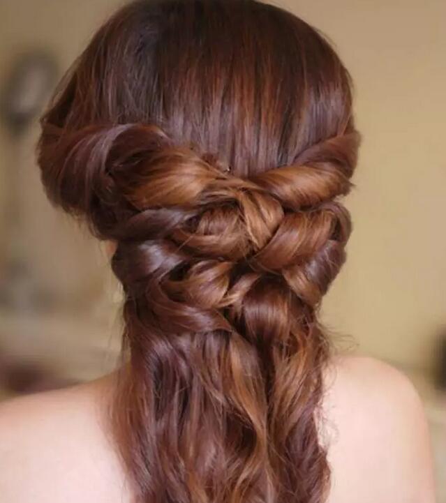 Double Layer Back Braid