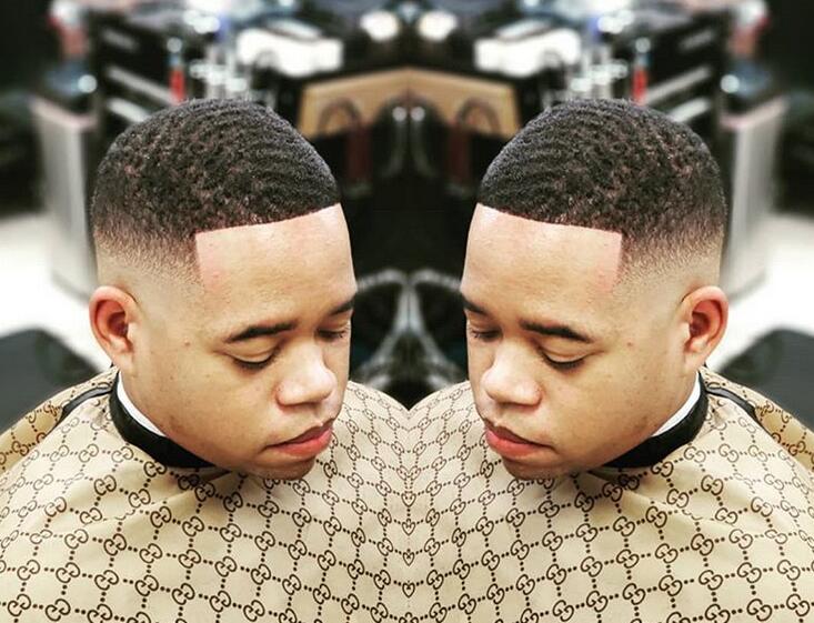 Wavy Hair Drop Fade