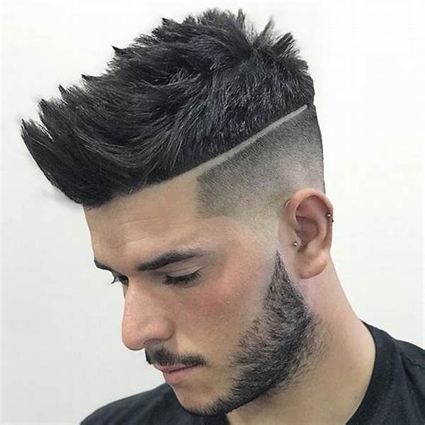 Burst Fade with Faux Hawk