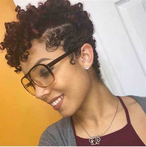 Curly hair with a nape undercut