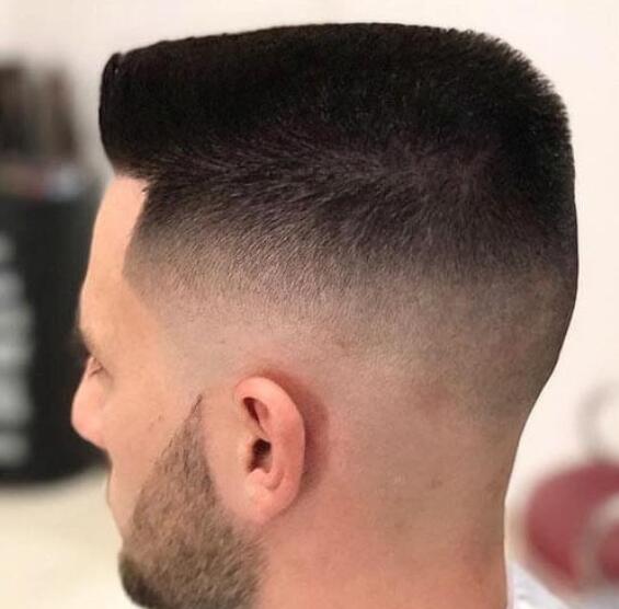 Flat Top with Burst Fade