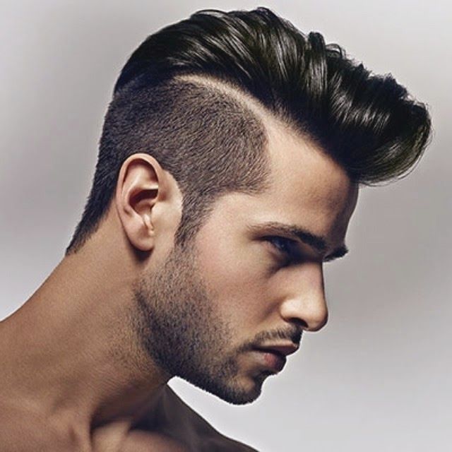 Pompadour with Side Part for Indian Boys