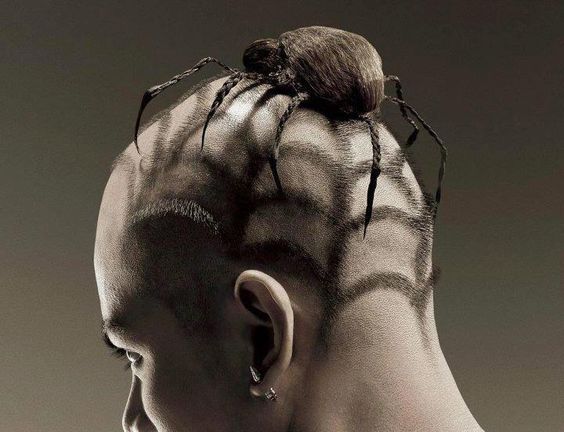 The Furious Hairstyle with a spider cut