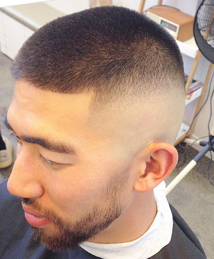 High and tight temp fade haircut