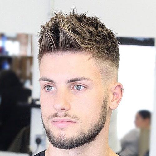 High fade quiff