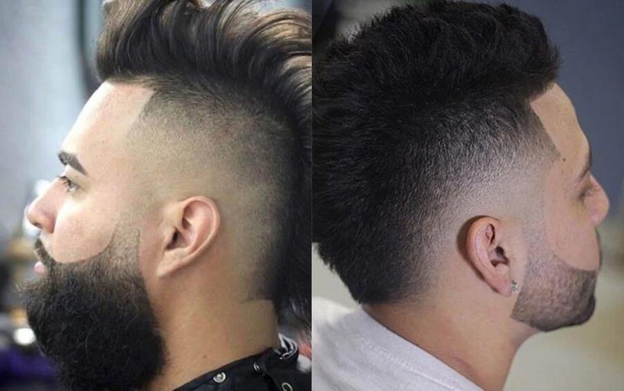30 Cool Mohawk Fade Haircuts For Men 2019 Update